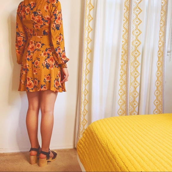 Free People Morning Light Silky Floral Mini Dress - Picture 13 of 16